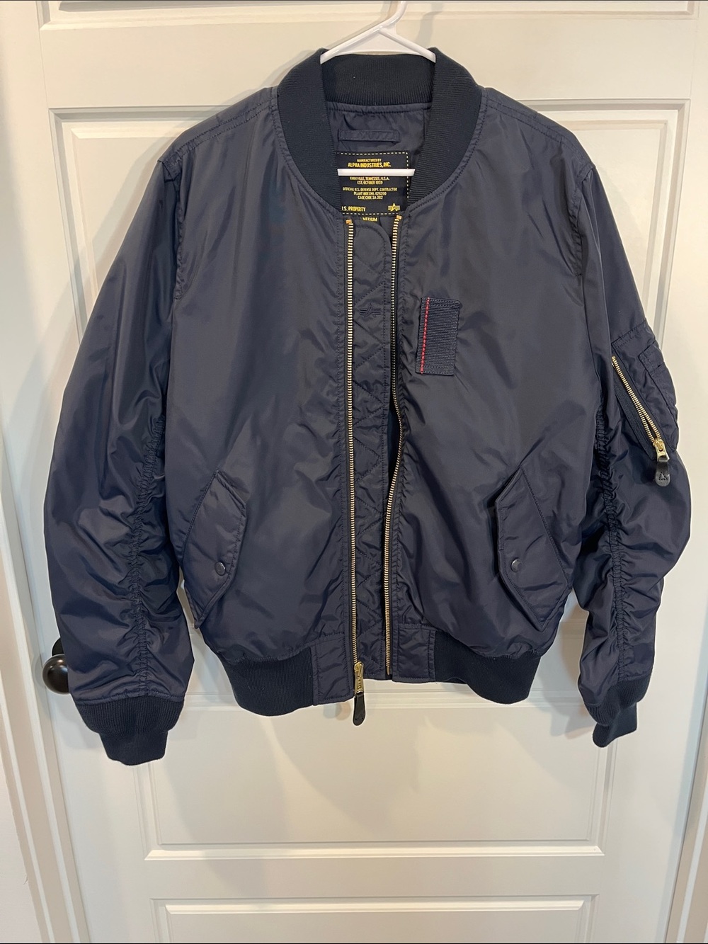 Alpha Industries MA-1 Skymaster Bomber Flight Jacket Medium